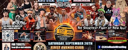 Iowa City, IA - Little Mania Mini Wrestling @ First Avenue Club