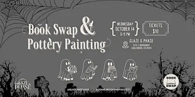 Spooky Pottery Painting & Book Swap (Denver)