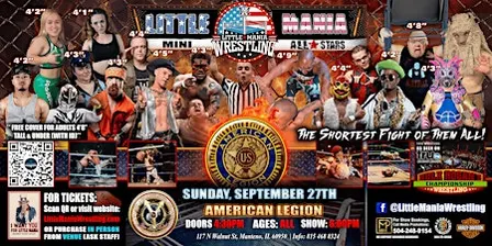 Manteno, IL - Little Mania Mini Wrestling @ American Legion