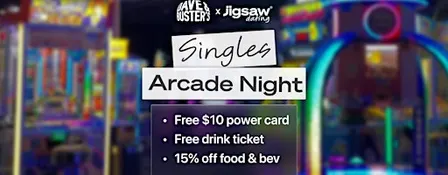 Raleigh Singles Event: Arcade Night (Ages 30–45)