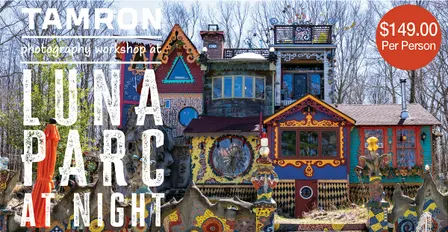 Tamron Photography Workshop at Luna Parc at Night