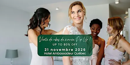 Opportunity Bridal - Vente de robes de mariée - Quebec