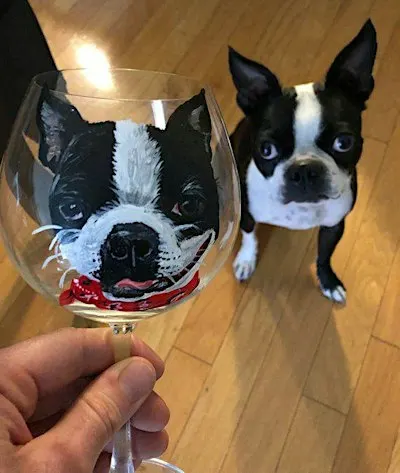 Wine trail - Painting your pet glass class