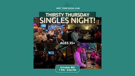 Thirsty Thursday Singles Night - Ages 35 & Up