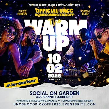 The Warm Up: The Original UNCG HoCo Alumni Kickoff Party