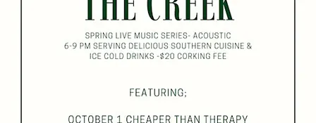 Thursdays at the Creek Featuring Mike Broussard