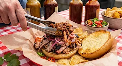 UBS In Person Cooking Class: Carolina BBQ Pulled Pork Sandwich
