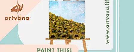 Sunflower Fields Paint and Sip at Cranes Castle Brewing | Bremerton WA