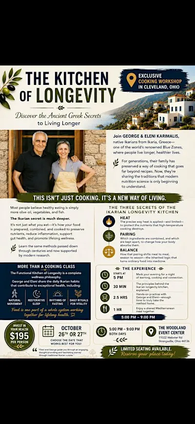 The Kitchen of Longevity - Exclusive Ikarian Cooking Workshop