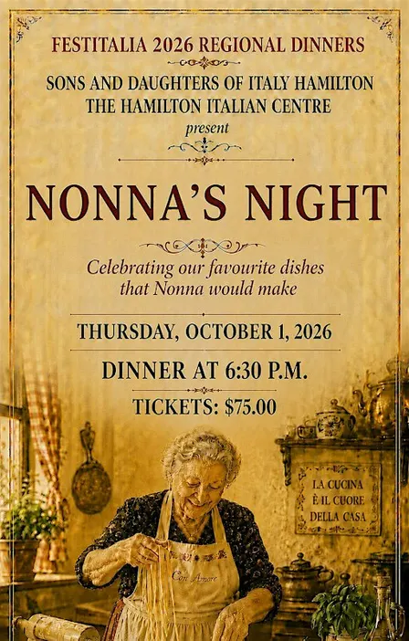 SDI Nonna's Night (Festitalia Regional Dinners 2026)