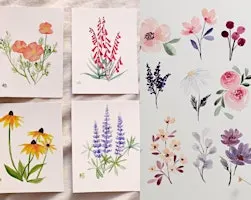 Hello Sunshine pop up art class - BYOB Watercolor cards painting