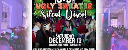 UGLY SWEATER Christmas Silent Disco at 500 Pearl! - 12/12/26
