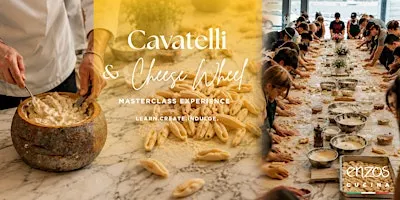 Cavatelli cooking class and Cheese Wheel Experience Enzo's Cucina Coomera