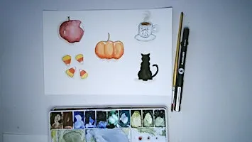 "SpookTac-Color" October In Watercolor