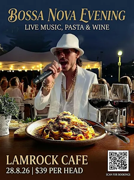 Bossa Nova Evening with Pasta and Wine Live Music $39 all inclusive