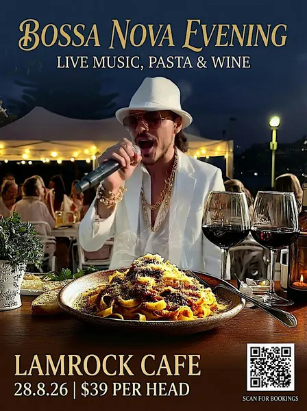 Bossa Nova Evening with Pasta and Wine Live Music $39 all inclusive
