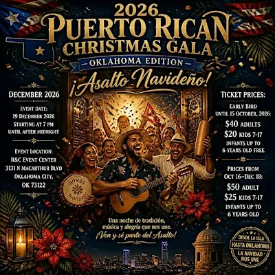 2026 Puerto Rican Christmas Gala- Oklahoma Edition