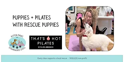 Puppies & Pilates Benefitting Lend-a-Paw Rescue