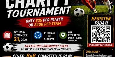 9th Annual Premier Players of Soccer Charity Tournament