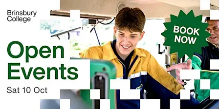 Brinsbury College Open Event - Saturday 10 October 2026