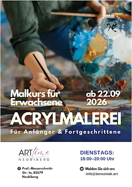 Acrylmalerei für Erwachsene – Anfänger & Fortgeschrittene