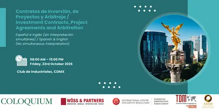 Contratos de Inversión, de Proyectos y Arbitraje