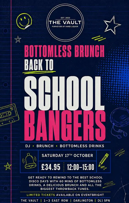 Back To School Bangers Bottomless Brunch