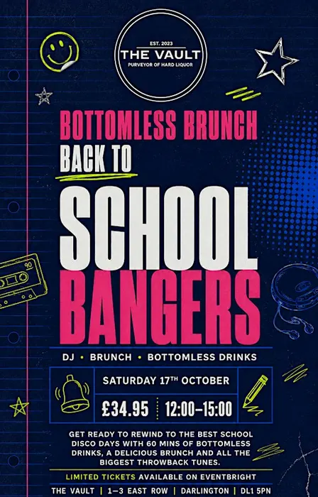 Back To School Bangers Bottomless Brunch