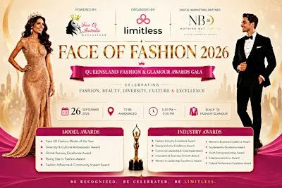 FACE OF FASHION 2026 Queensland Glamour & Awards Night — Inaugural Edition