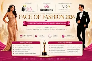 FACE OF FASHION 2026 Queensland Glamour & Awards Night — Inaugural Edition