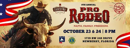 9th Annual CountryWay Town Square Pro Rodeo