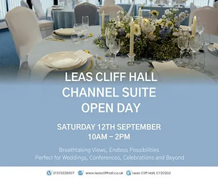 Leas Cliff Hall Channel Suite Open Day