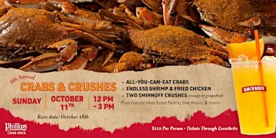 Crabs and Crushes Celebration - October 2026