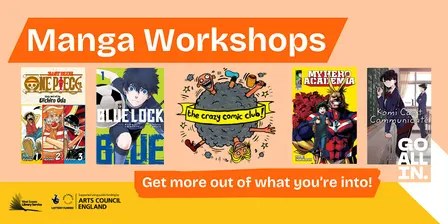 Go all in with West Sussex Libraries: Manga Workshops 15–18-year-olds