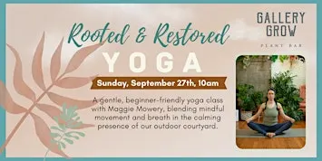 Rooted & Restored Yoga - September