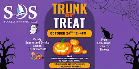 Free Autism Event: Trunk or Treat!