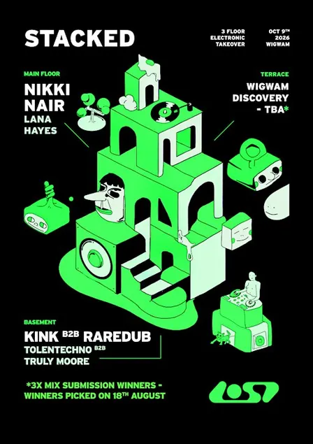 Stacked x LOST: with KinK b2b raredub & Nikki Nair