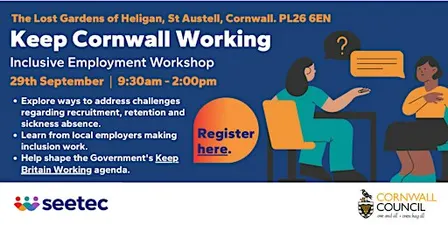 Keep Cornwall Working: Inclusive Employment Workshop