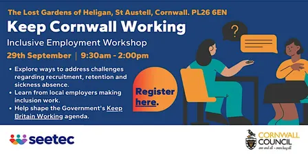 Keep Cornwall Working: Inclusive Employment Workshop
