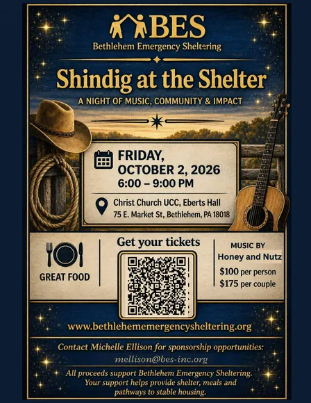 2026 Shindig at the Shelter: A Fundraiser to Support BES