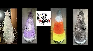 Paint and Enjoy ”Spooky or traditional Sea Glass Tree“ at Isaac’s East york