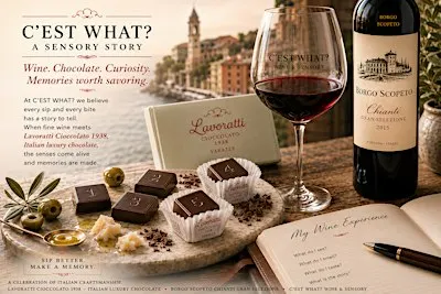 Italian Chocolate and Wine Experience
