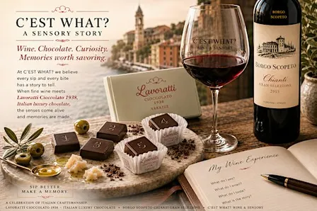 Italian Chocolate and Wine Experience