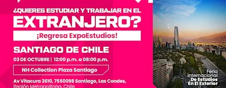 FERIA EXPOESTUDIOS SANTIAGO DE CHILE  2026