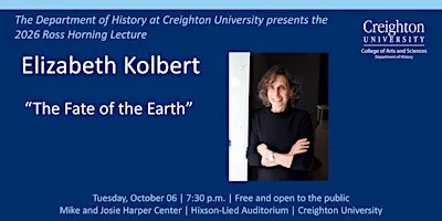 Creighton University's 2026 Ross Horning Lecture