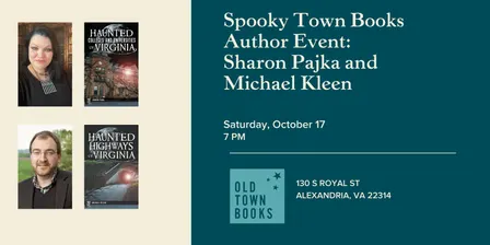 Spooky Town Books Author Event: Sharon Pajka and Michael Kleen