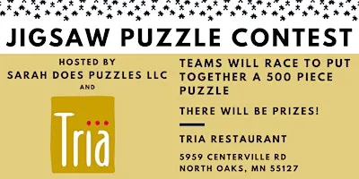 Team Jigsaw Puzzle Contest at Tria Restaurant - September 2026