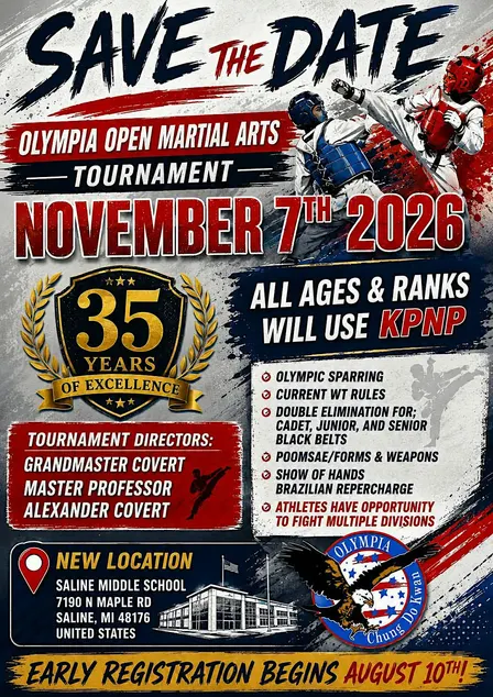 Olympia's 35th Taekwondo Tournament