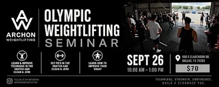 Olympic Weightlifting Seminar