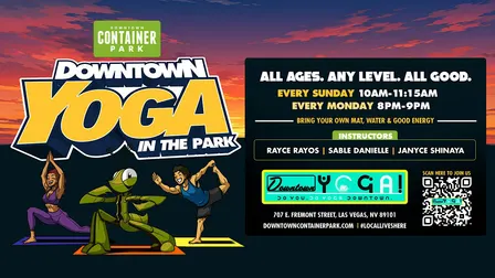 Downtown Yoga in the Park: Las Vegas